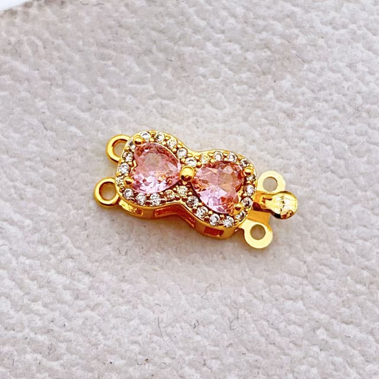 Peanut CZ Closure with Double Row