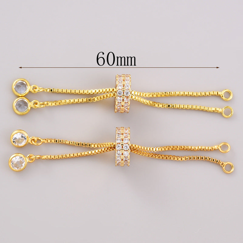 Adjustable Drawstring Clasp with Silicone Bead End