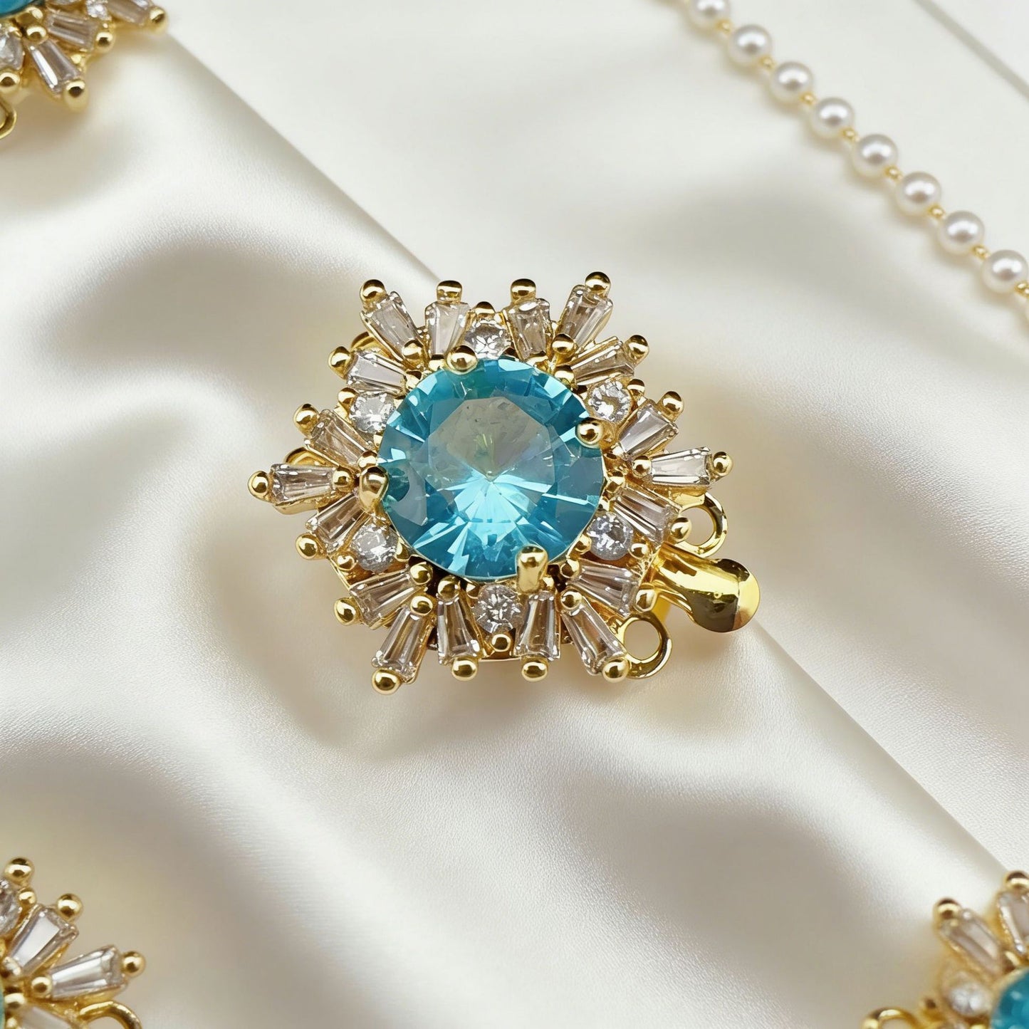 Snowflake Double-Row Clasp