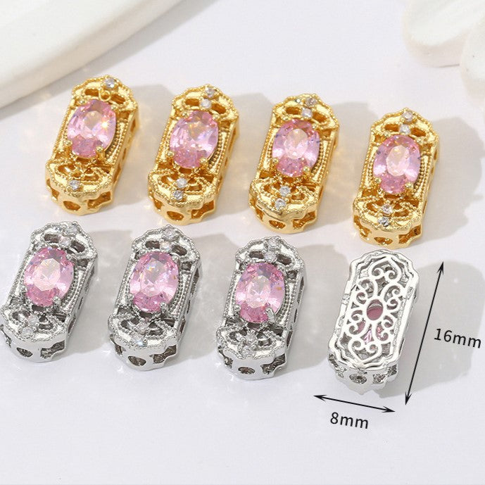 Multi-Hole Plated Spacer Bead with Zirconia