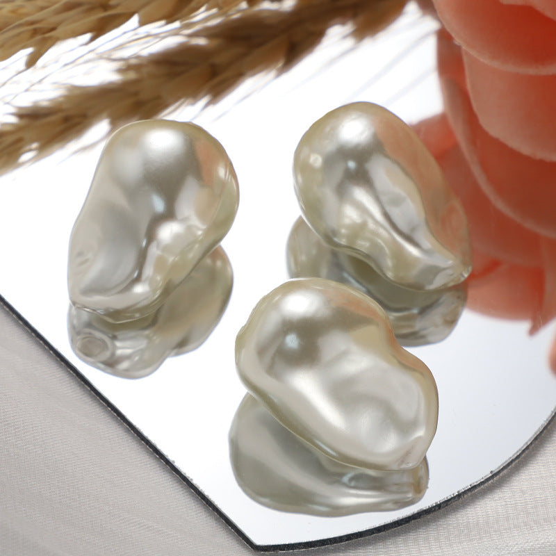 (10pcs)High-Luster Baroque Pearl Irregular Loose Beads