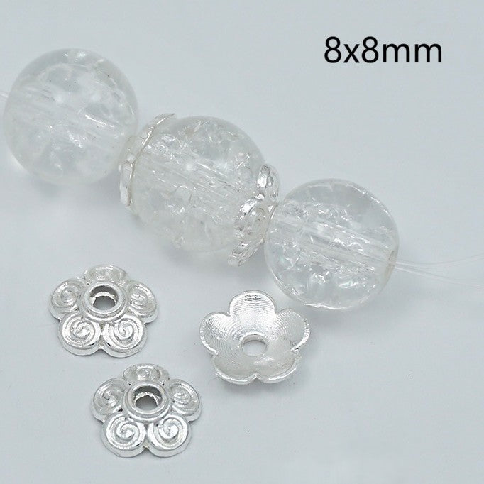 (5pcs)Flower Bead Caps / Spacers