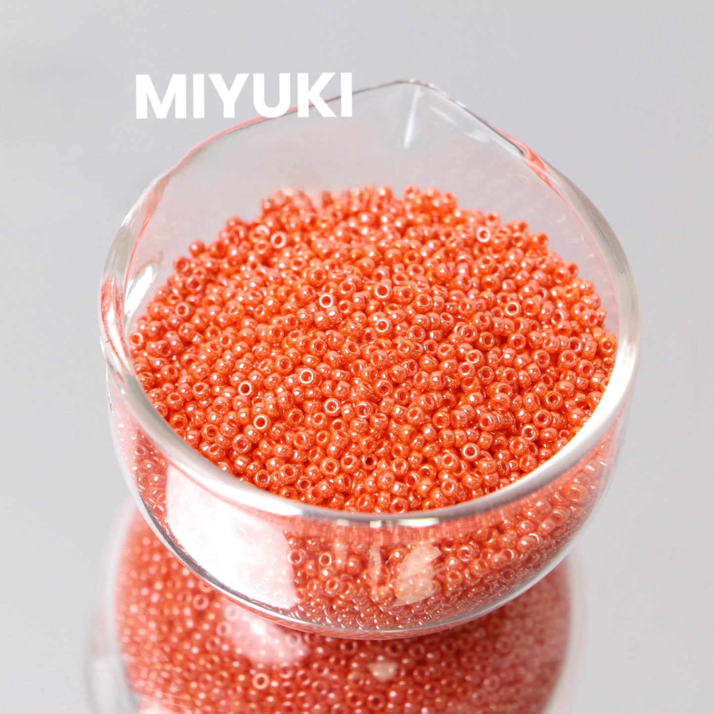 MIYUKI 420 Creamy Glaze Glass Seed Beads - 10g