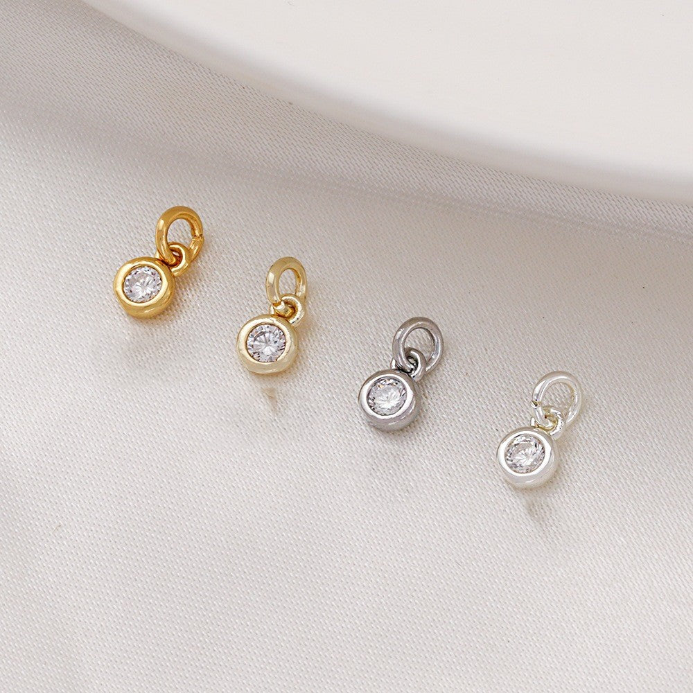 10pcs Flower Bud Small Dangle Charm Pendant