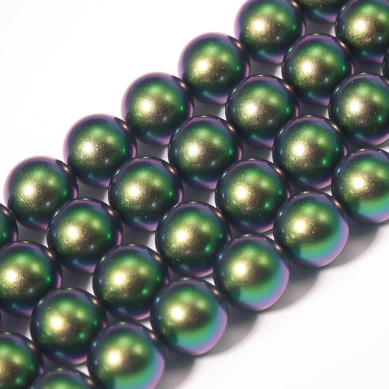 Matte Frosted Round Pearls - Chameleon Series