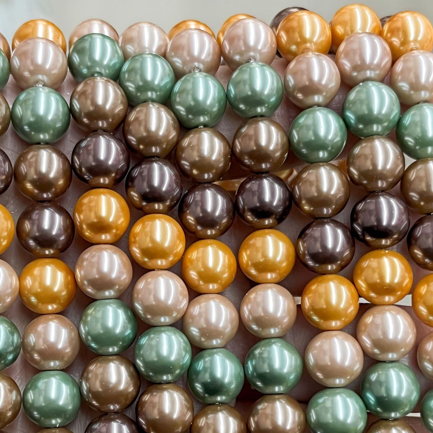 7A Crystal Round Pearls, Full-Drilled Beads, 2-16mm, Swarovski Color