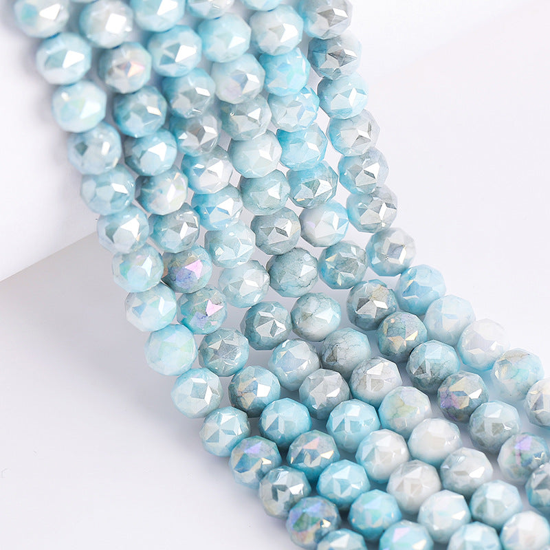 50pcs 8mm Disco Crystal Beads