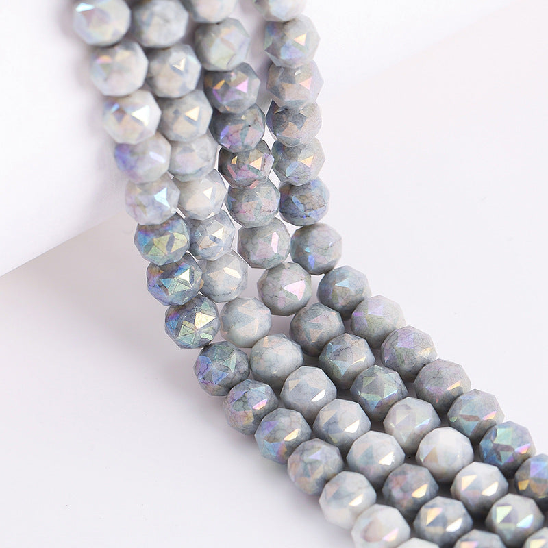 50pcs 8mm Disco Crystal Beads