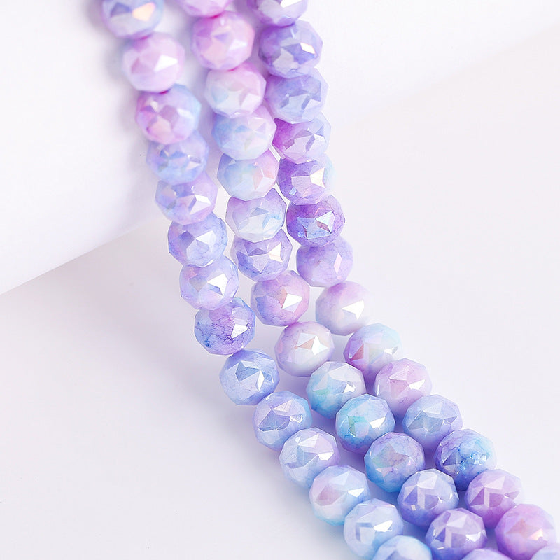 50pcs 8mm Disco Crystal Beads