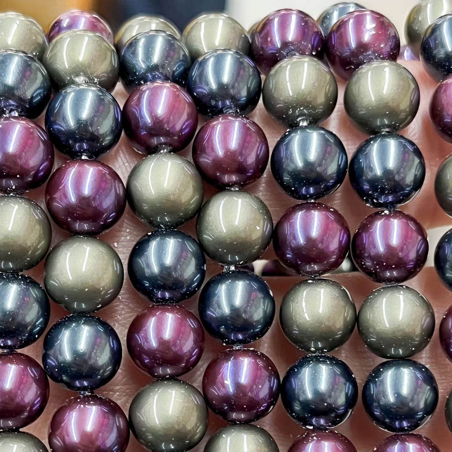 7A Crystal Round Pearls, Full-Drilled Beads, 2-16mm, Swarovski Color