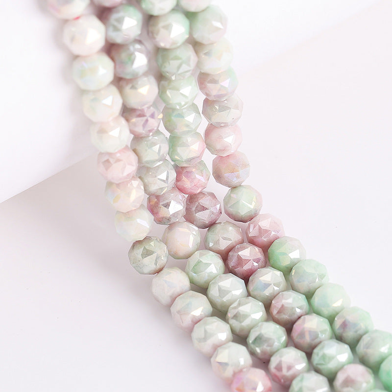 50pcs 8mm Disco Crystal Beads