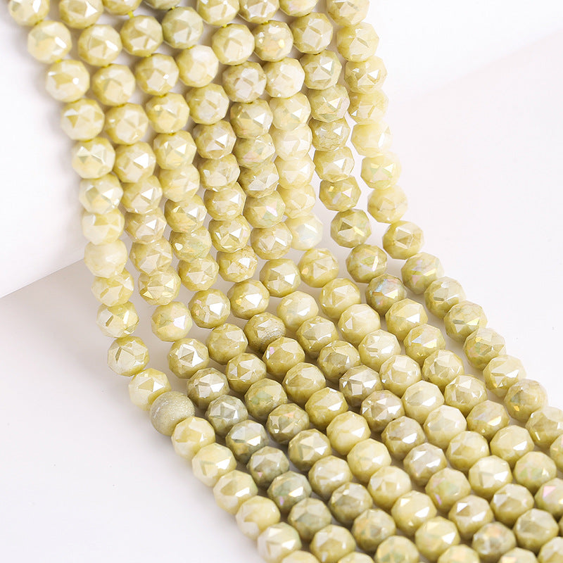 50pcs 8mm Disco Crystal Beads