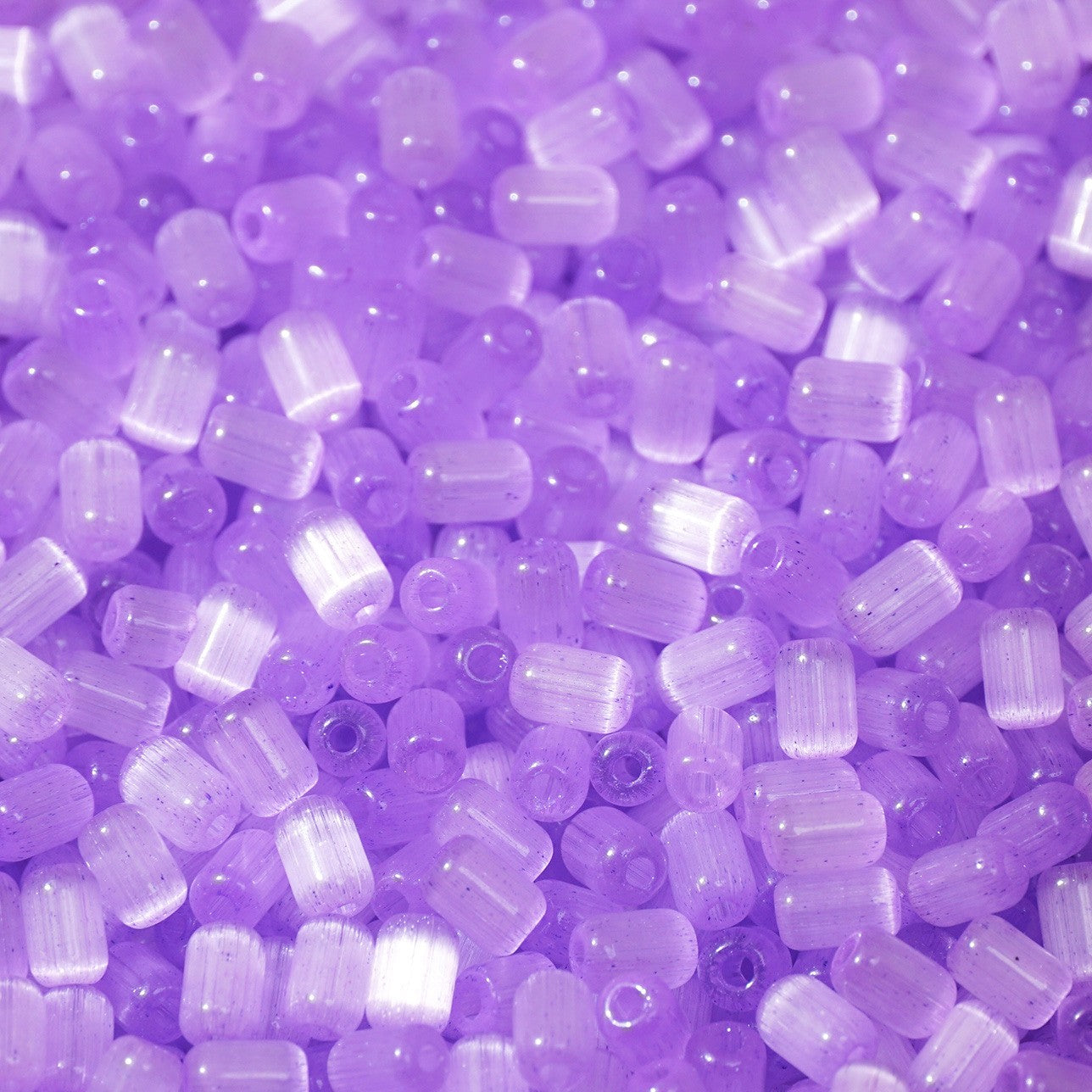 (200pcs)4x6mm Brushed Cat's Eye Date-Shape Glass Seed Beads
