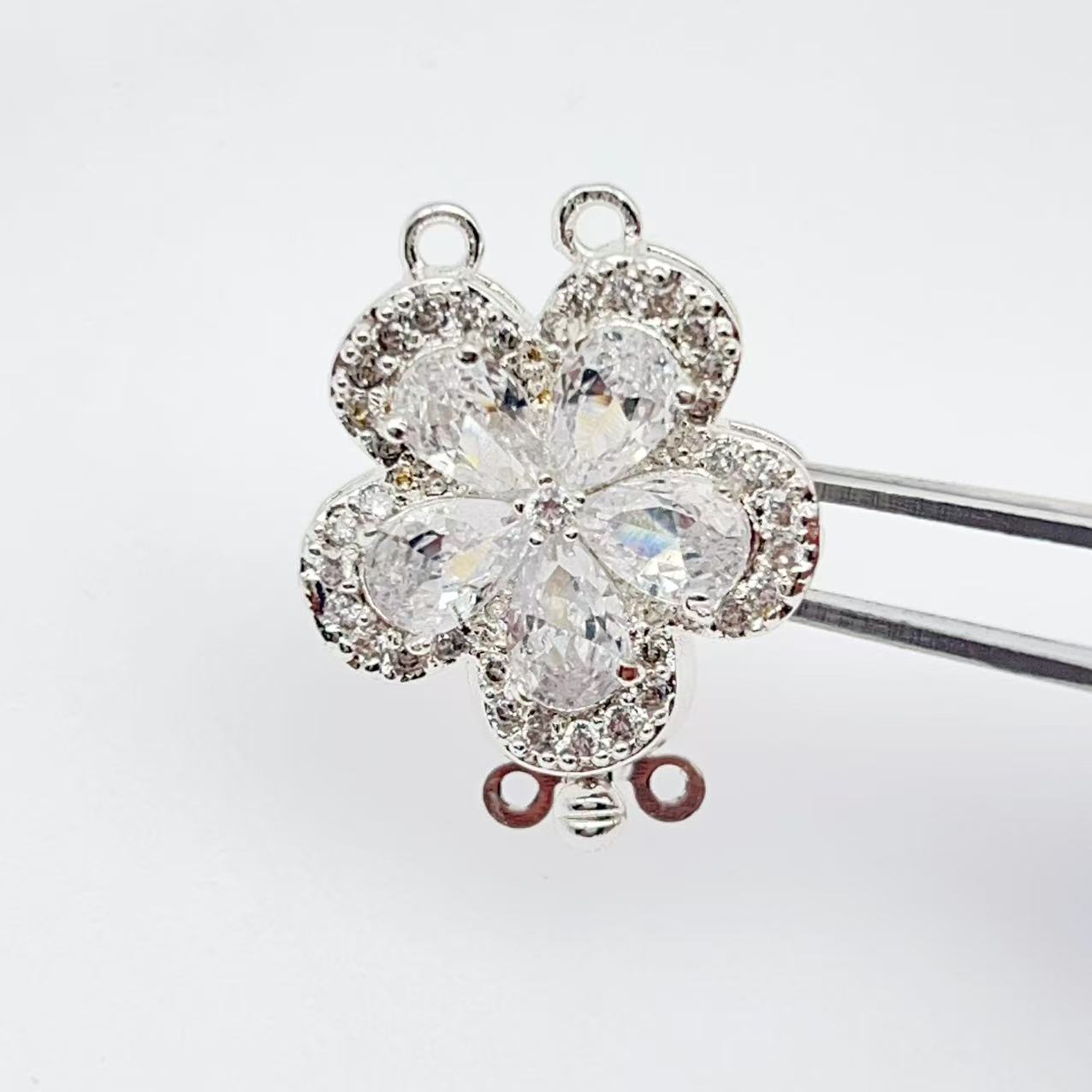 Double Row Floral End Clasp