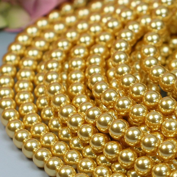 40cm Crystal Round Pearls, Full-Drilled Beads, 2-14mm, Swarovski Color