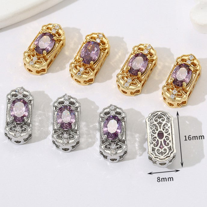 Multi-Hole Plated Spacer Bead with Zirconia