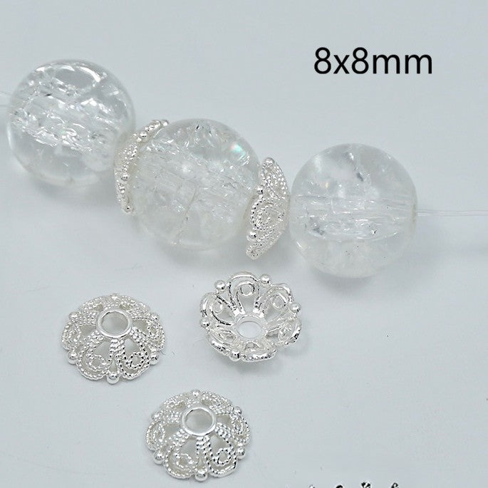 (5pcs)Flower Bead Caps / Spacers