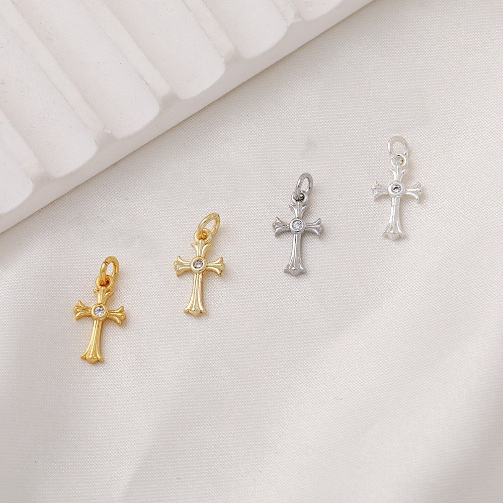 10pcs Flower Bud Small Dangle Charm Pendant