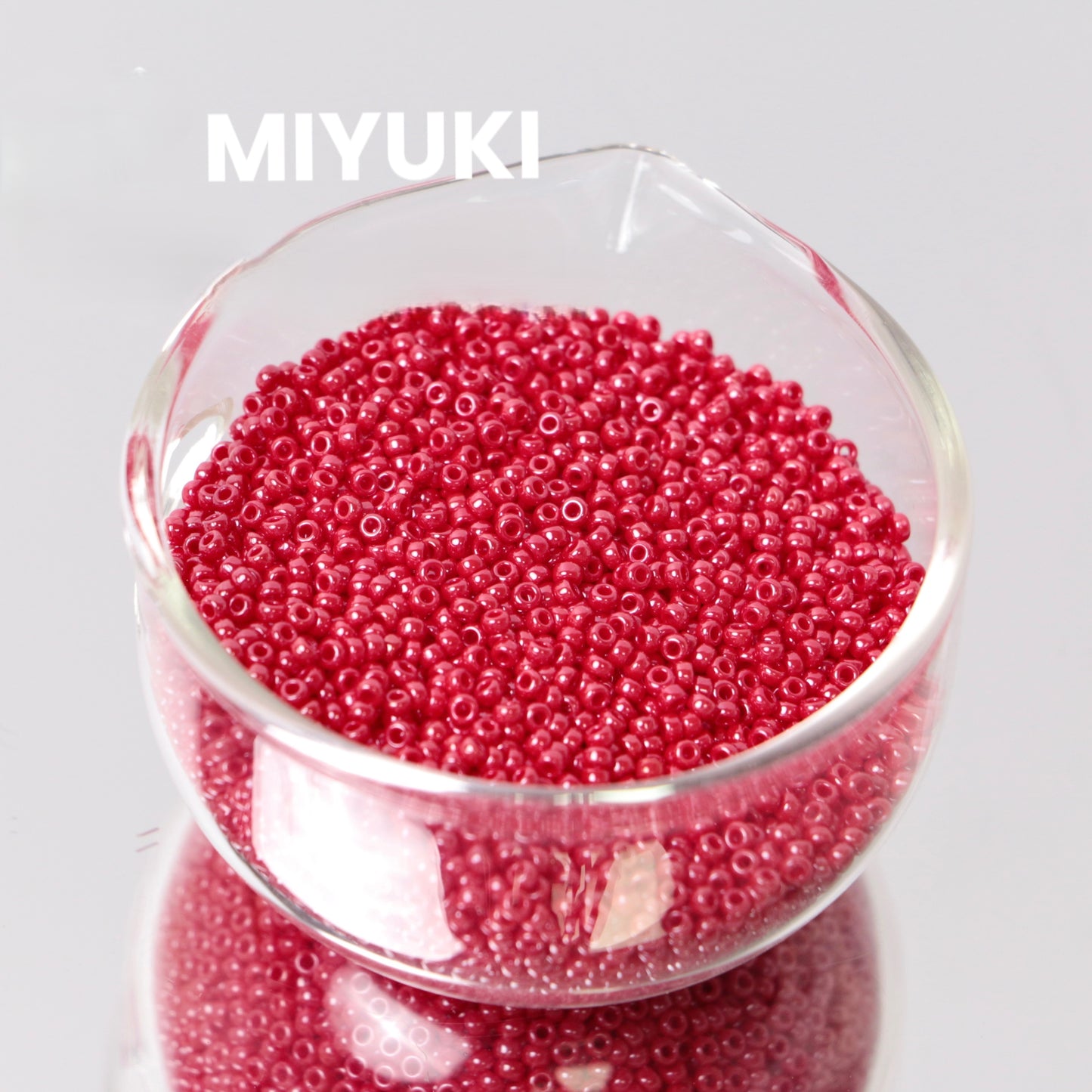 MIYUKI 420 Creamy Glaze Glass Seed Beads - 10g