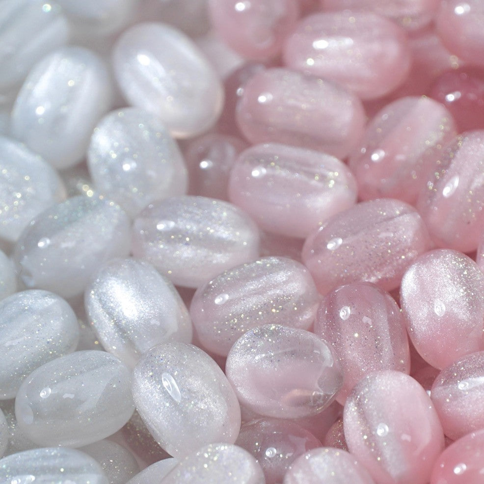 (50pcs)8x11mm Light & Temperature-Sensitive Resin Oval Beads