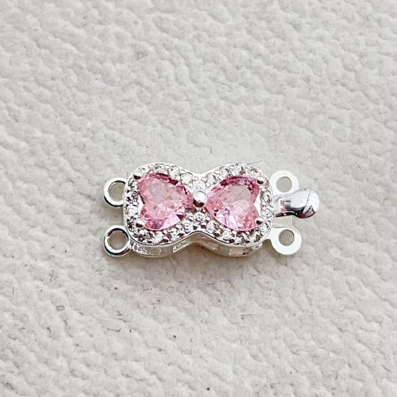 Peanut CZ Closure with Double Row