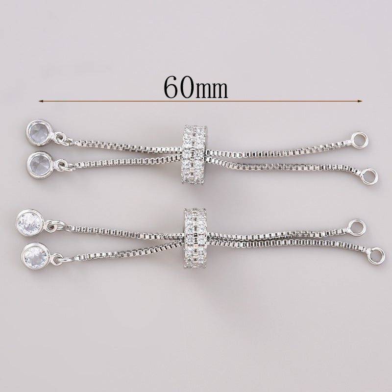 Adjustable Drawstring Clasp with Silicone Bead End