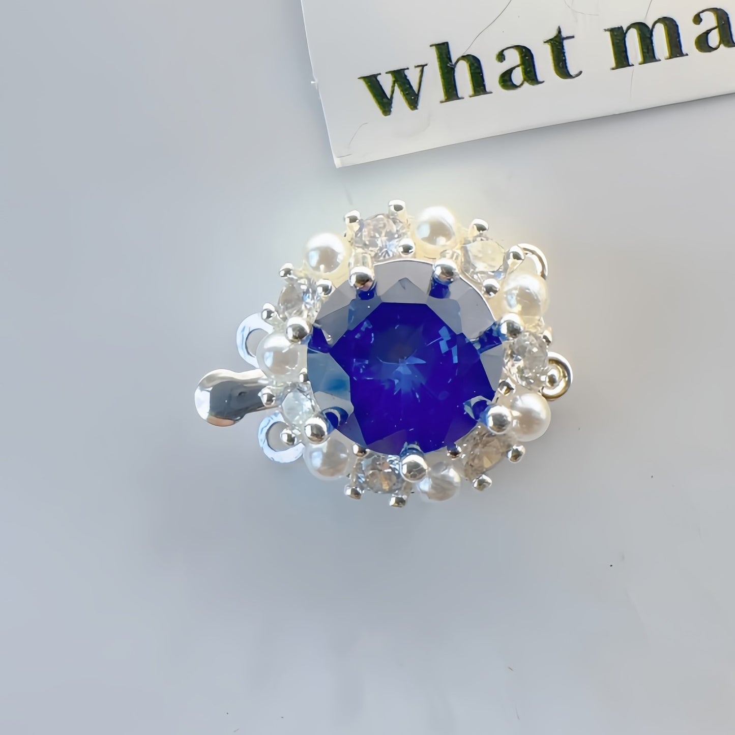 Plated Pearl Minimalist Double-Row Clasp