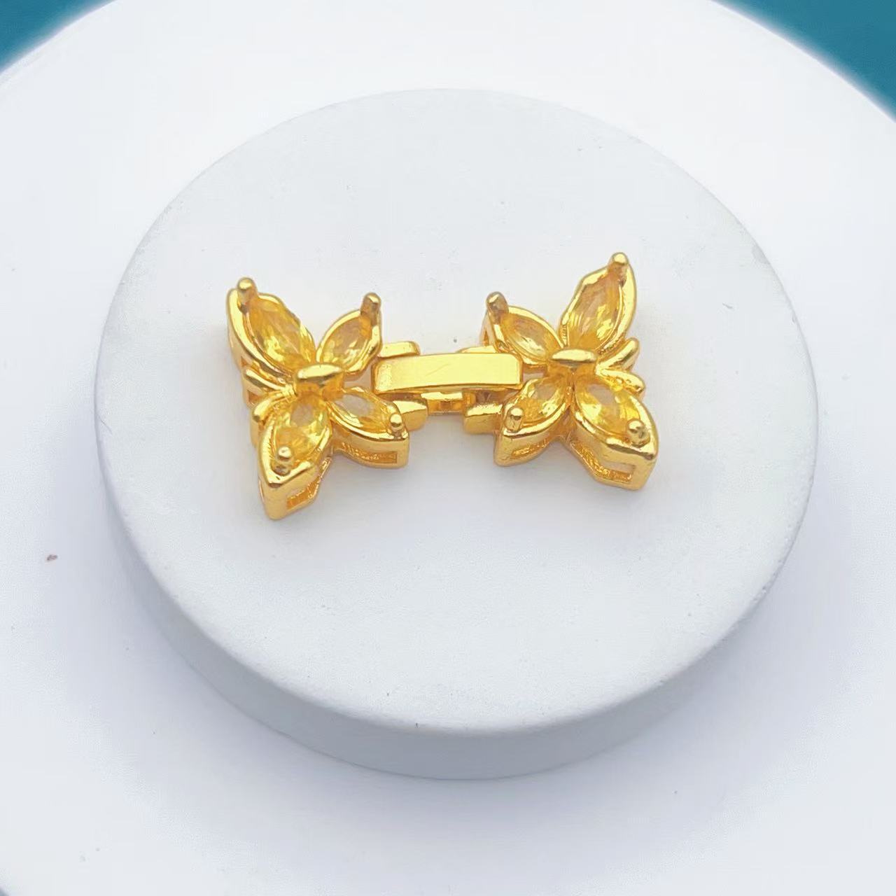 Double-Row Butterfly Deployant Clasp