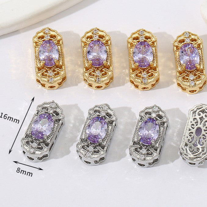 Multi-Hole Plated Spacer Bead with Zirconia