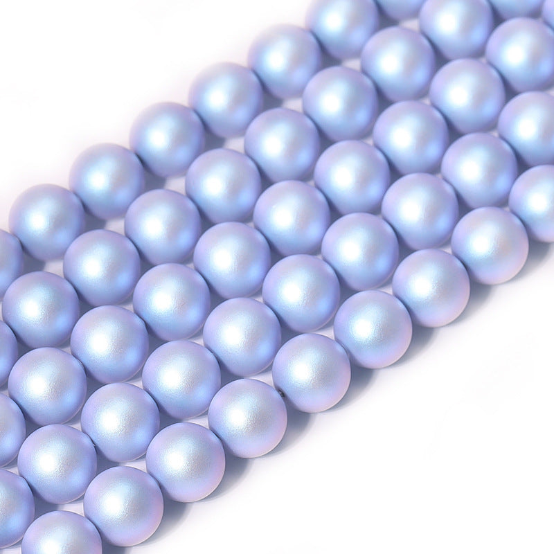 Matte Frosted Round Pearls - Chameleon Series