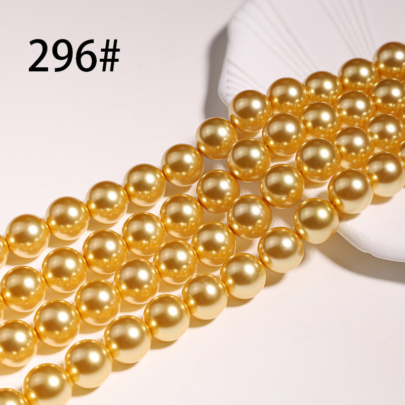 40cm Crystal Round Pearls, Full-Drilled Beads, 3-16mm, Swarovski Color