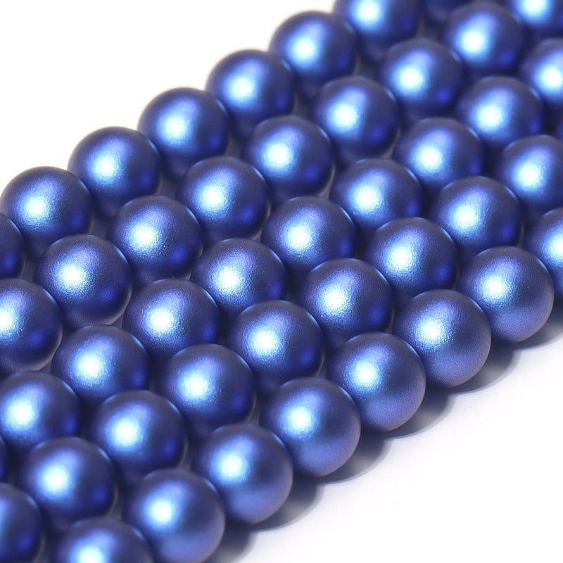 Matte Frosted Round Pearls - Chameleon Series