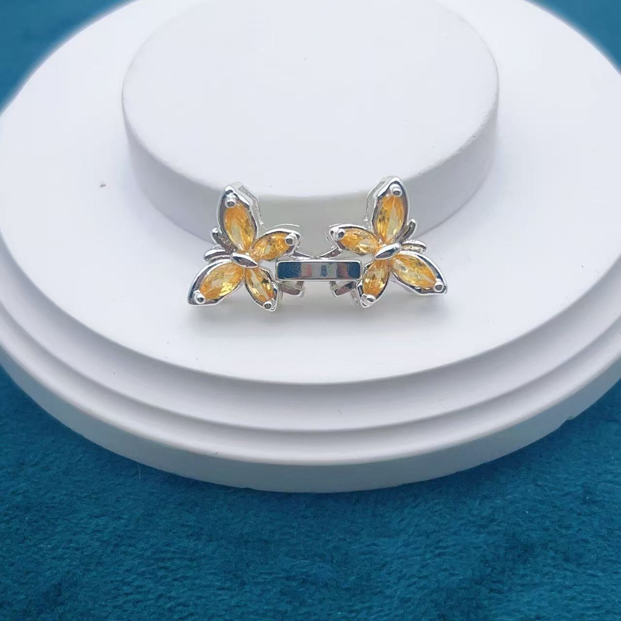 Double-Row Butterfly Deployant Clasp