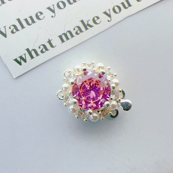 Plated Pearl Minimalist Double-Row Clasp