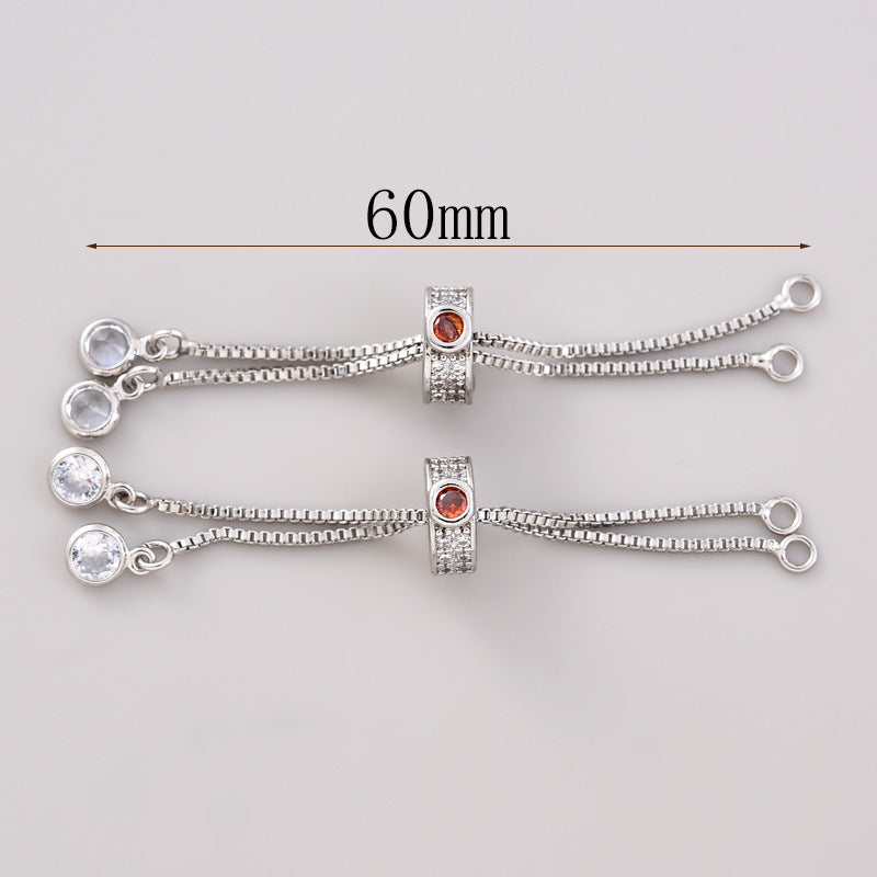 Adjustable Drawstring Clasp with Silicone Bead End