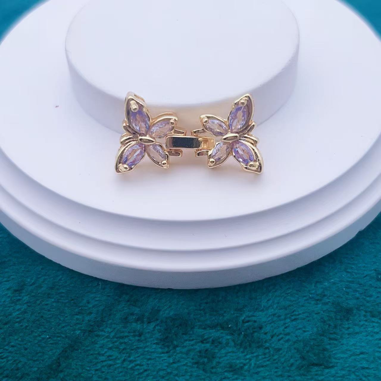 Double-Row Butterfly Deployant Clasp