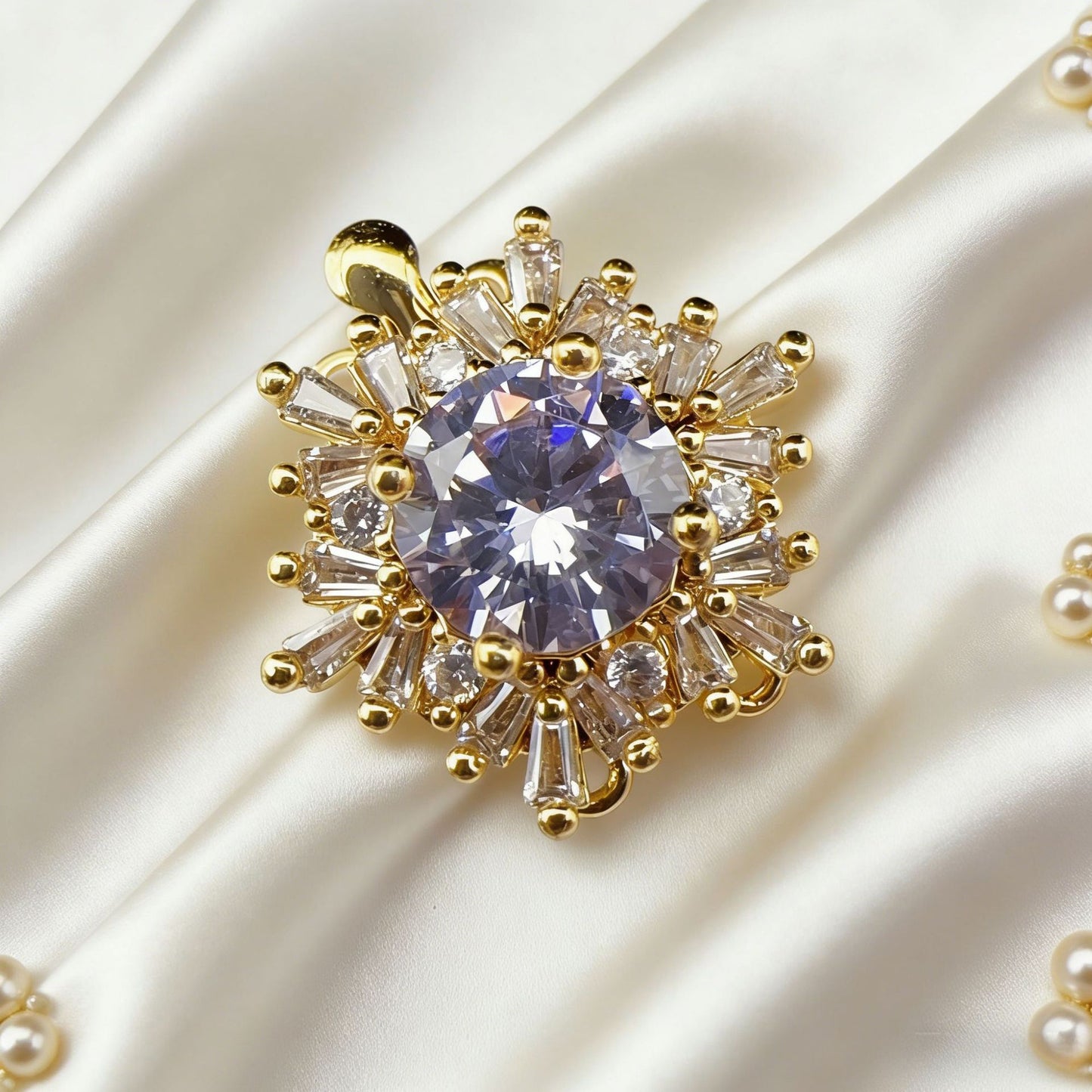 Snowflake Double-Row Clasp