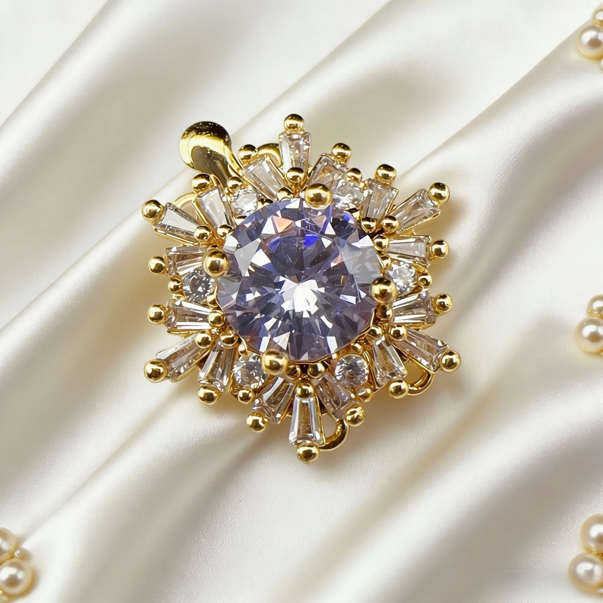 Snowflake Double-Row Clasp
