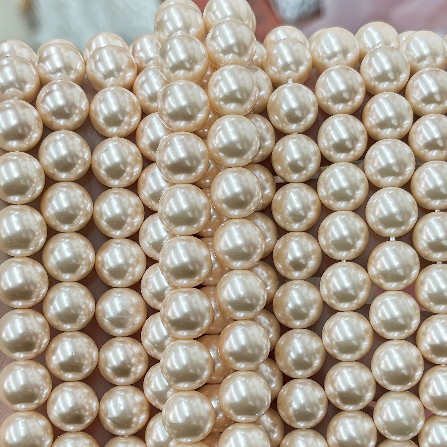 7A Crystal Round Pearls, Full-Drilled Beads, 2-16mm, Swarovski Color