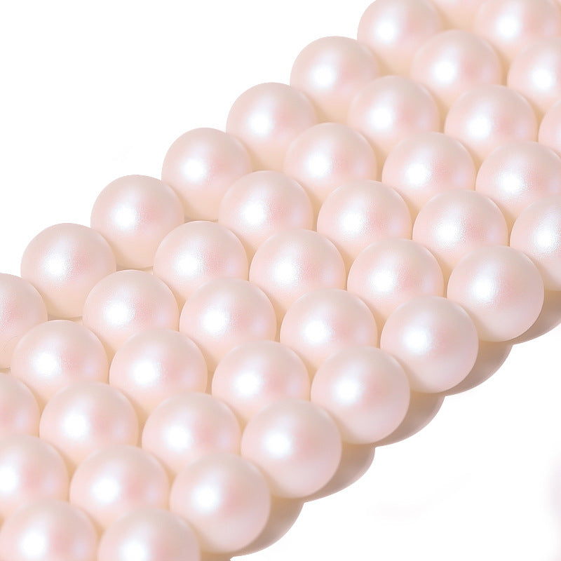Matte Frosted Round Pearls - Chameleon Series