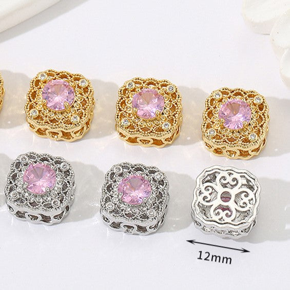 Multi-Hole Plated Spacer Bead with Zirconia