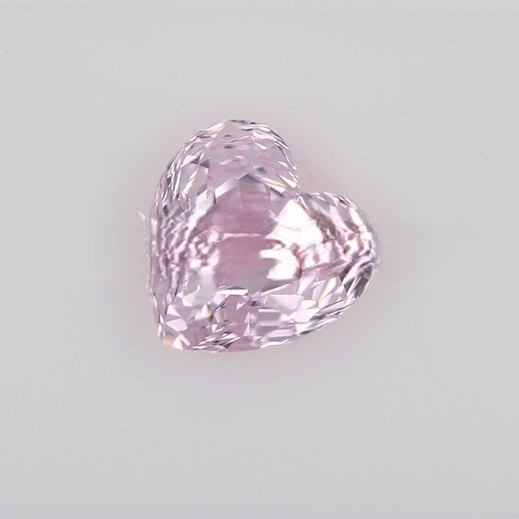 5A 6-8mm Heart Shape Rose Cut Loose CZ Stone - 2pcs