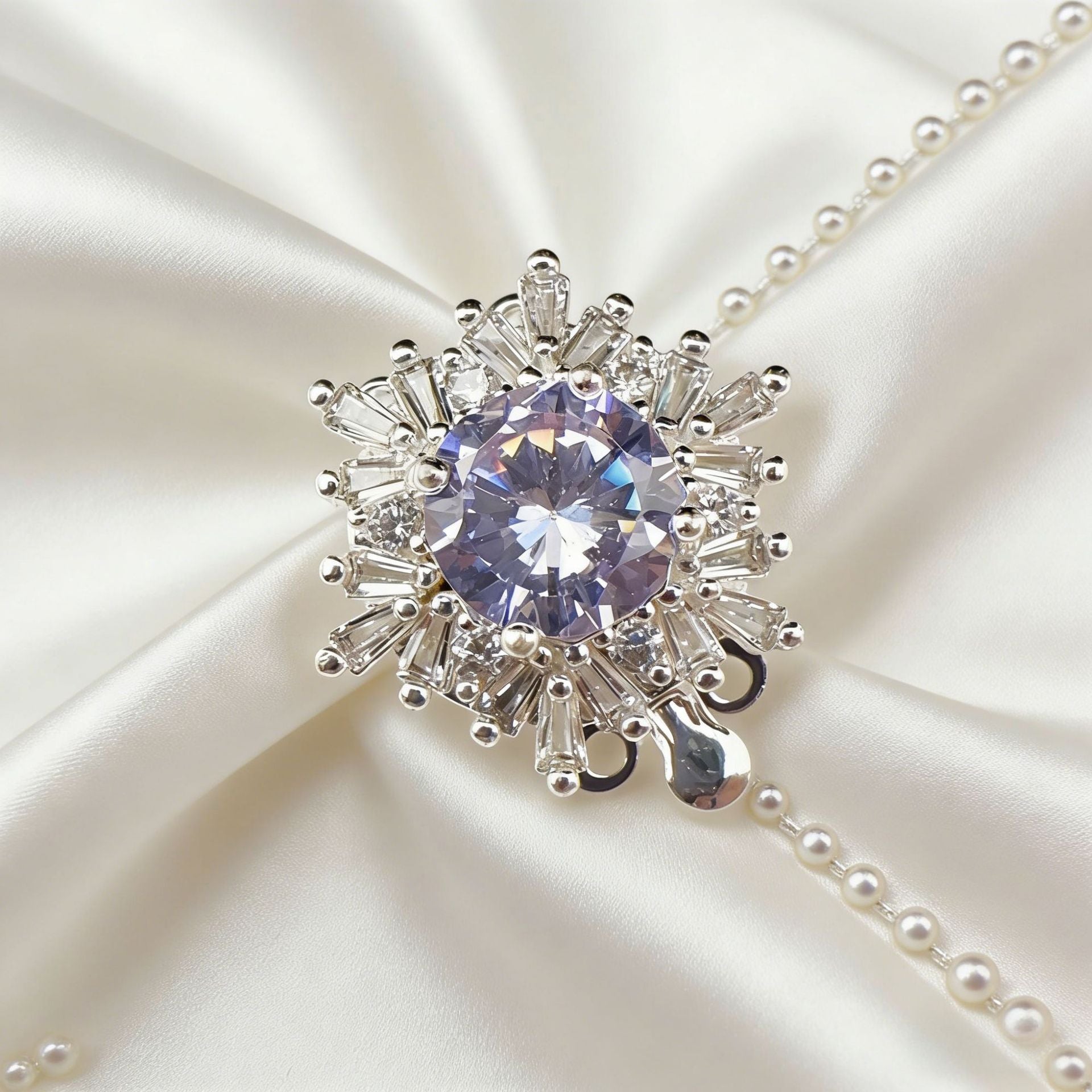 Snowflake Double-Row Clasp