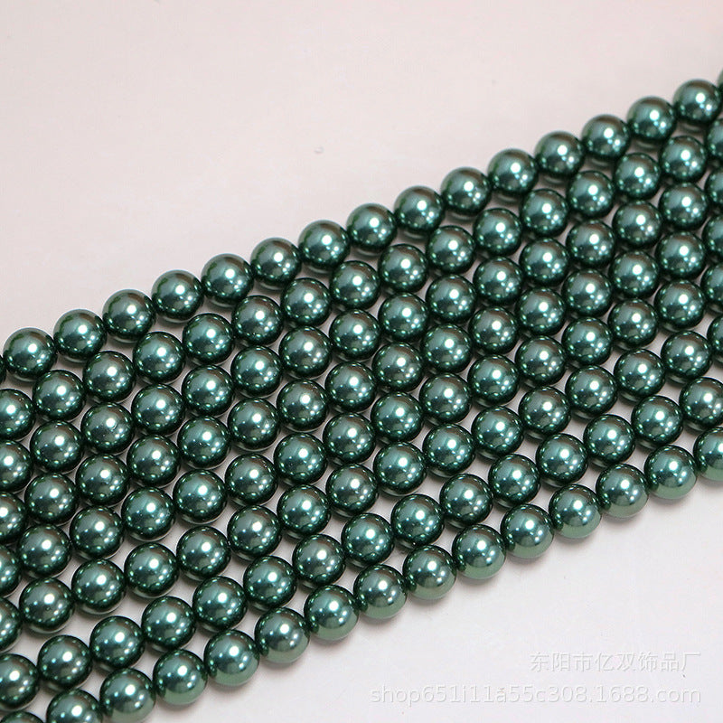 40cm Crystal Round Pearls, Full-Drilled Beads, 2-14mm, Swarovski Color