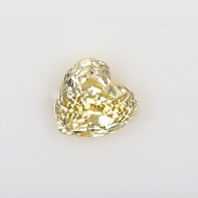 5A 6-8mm Heart Shape Rose Cut Loose CZ Stone - 2pcs