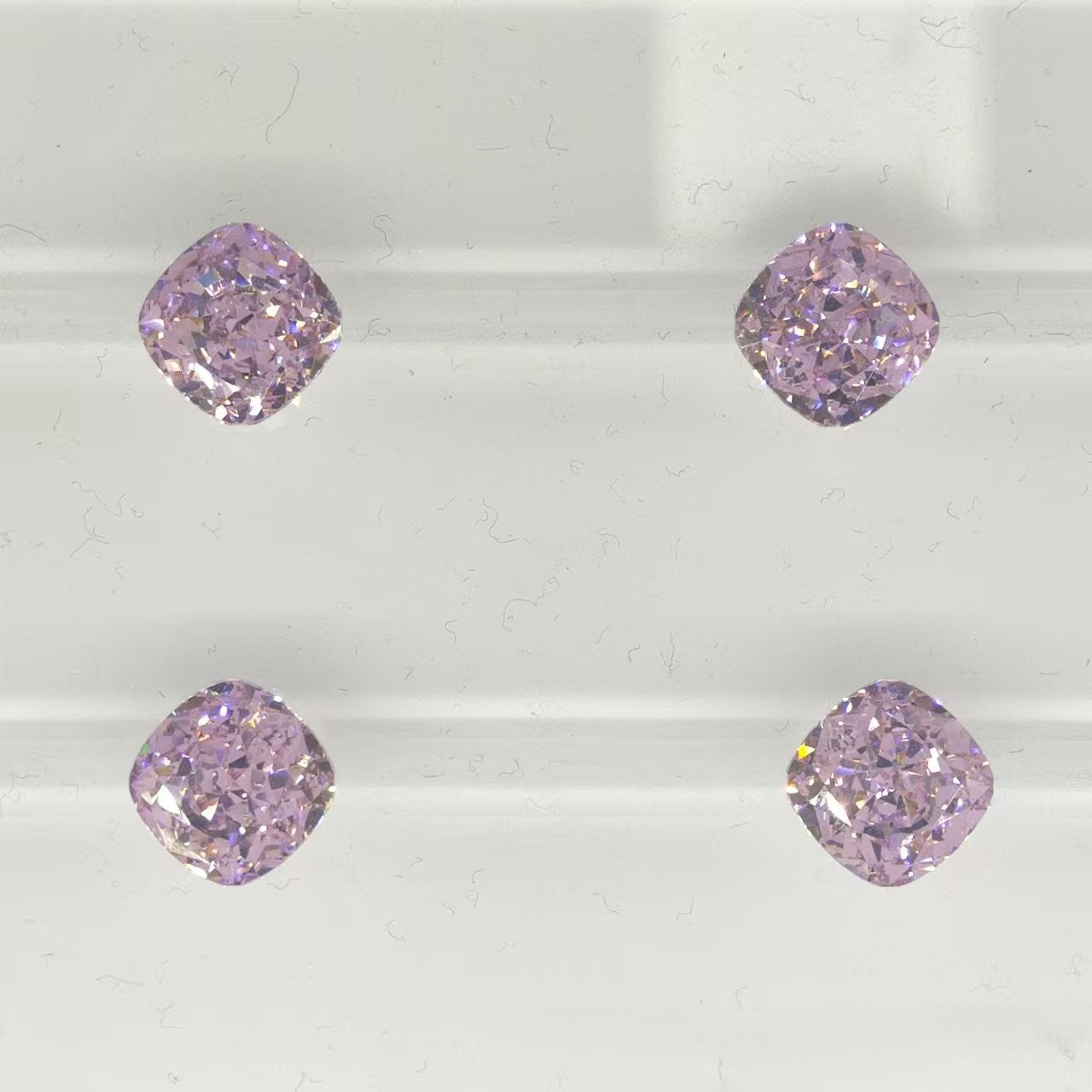 5A 4-12mm Square Ice Cut Loose CZ Stone - 1pcs