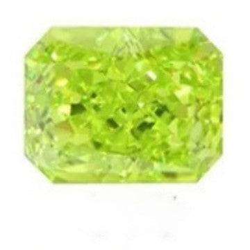 5A 4-16mm Rectangular Ice Flower Cut Loose CZ Stone - 1pcs