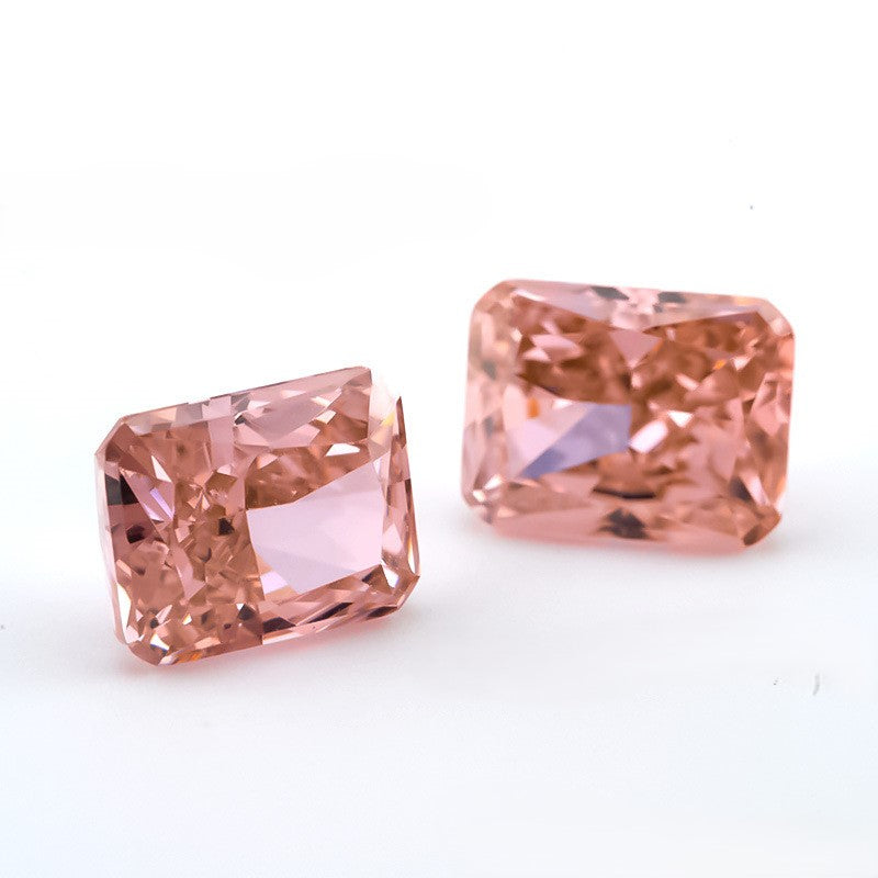 5A 4-16mm Rectangular Ice Flower Cut Loose CZ Stone - 1pcs