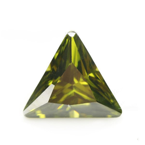 5A 3-20mm Delta Point Cut Loose CZ Stone - Bulk