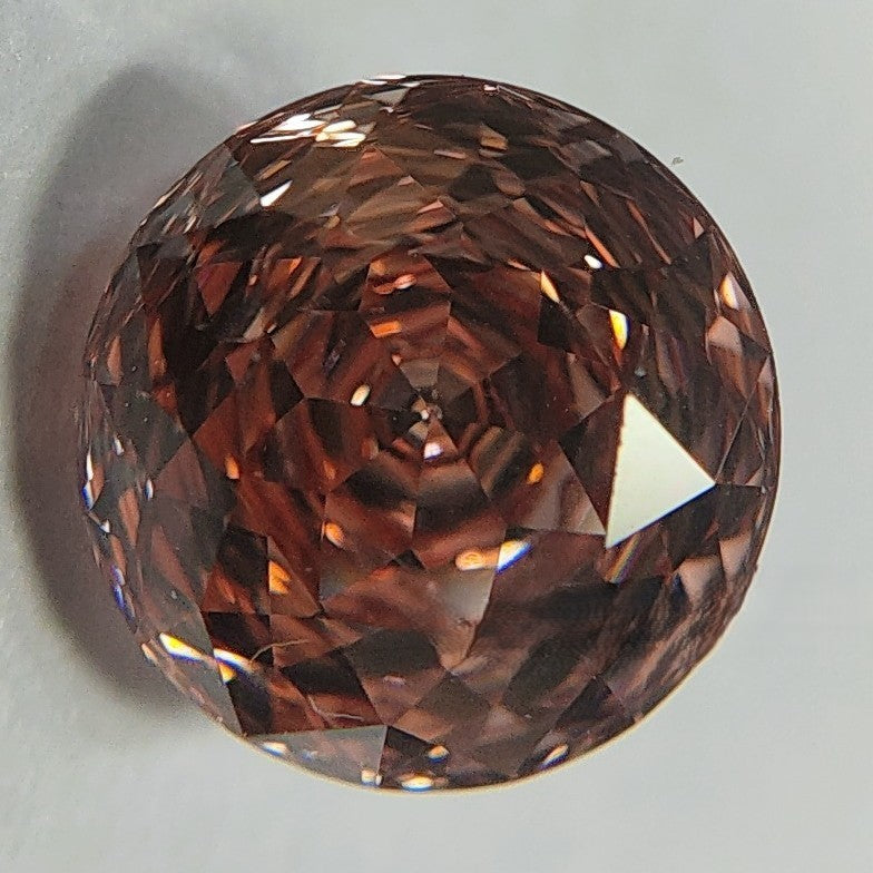 5A 4-8mm Round Rose Cut Loose CZ Stone - 2pcs